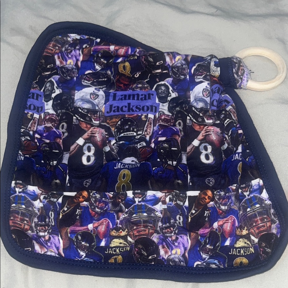 Lamar Jackson Ravens NFL Football Bamboo Lovey